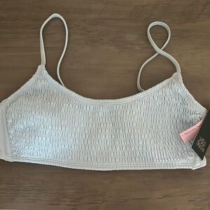NWT Baby Blue Wild Fable Bikini Top Size L👙